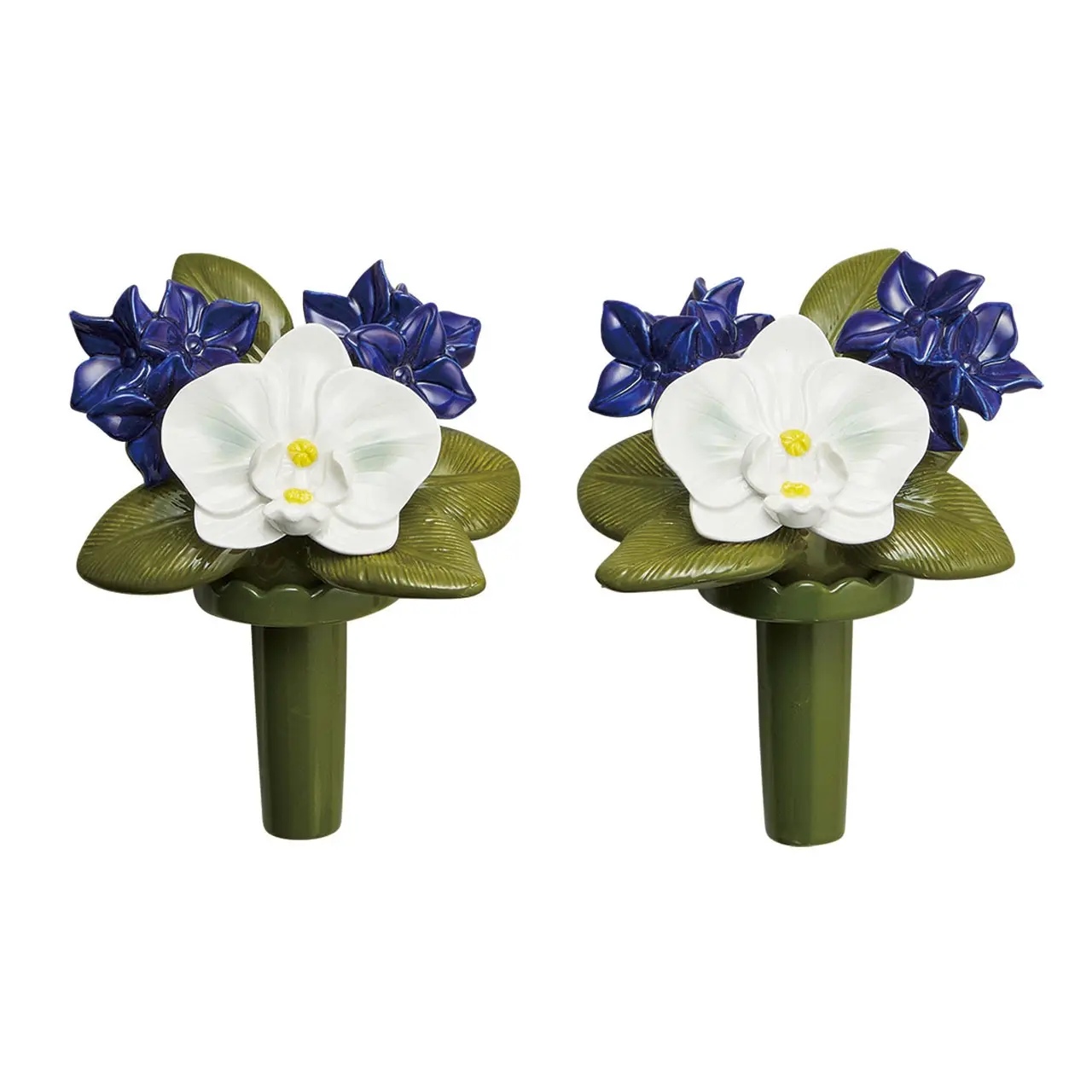 カレンヌ 墓花（L）胡蝶蘭 ホワイト 1対（2個） カレンヌ 墓花（L）胡蝶